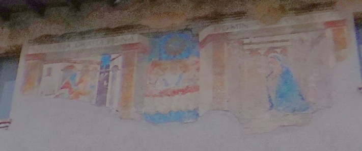 Affresco sacro su parete