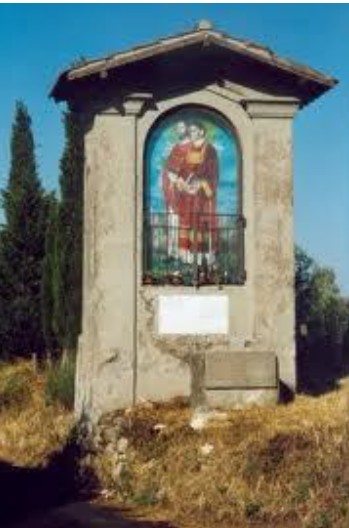 Edicola sacra a forma di casetta
